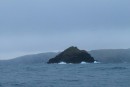 A landmark rock, Newland Island, coming into the Camel River and Padstow