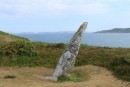 The standing stone called The Old Man of Gugh