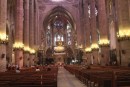 Looking the length of the nave in the Palma Cathedral