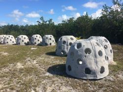 Artificial reef balls for the West End of Grand Bahama Island