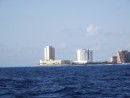 Hotels off the tip of Cancun