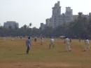 Beim Cricket-Spielen