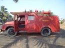 indischer Crash Crew Feuerwehrwagen fuer Flugzeugabstuerze