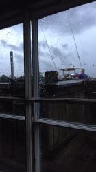 Heavy Storm in Georgetown: One boat lost its jib furl and another dragged its anchor