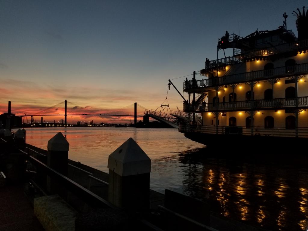 Sunset in Savannah