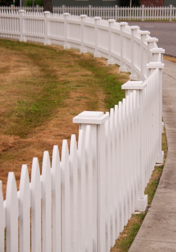 Curved fence