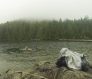 Skinny dip in Unwin Lake