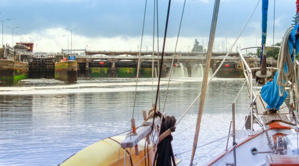 Seattle Ship Canal Locks
Approaching the small locks
June 