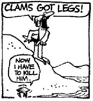 Clams got legs!