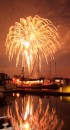 Fireworks over Eagle Harbor.