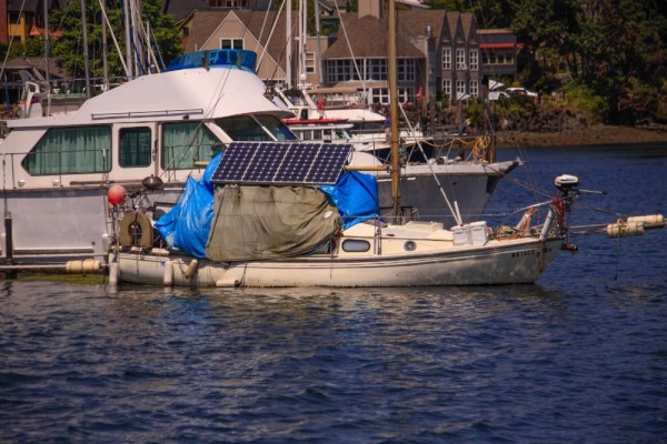 Derelicts on Eagle Harbor.
