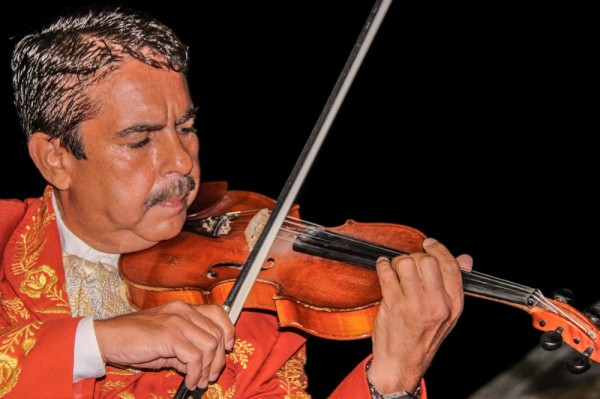 Mariachi fiddler
