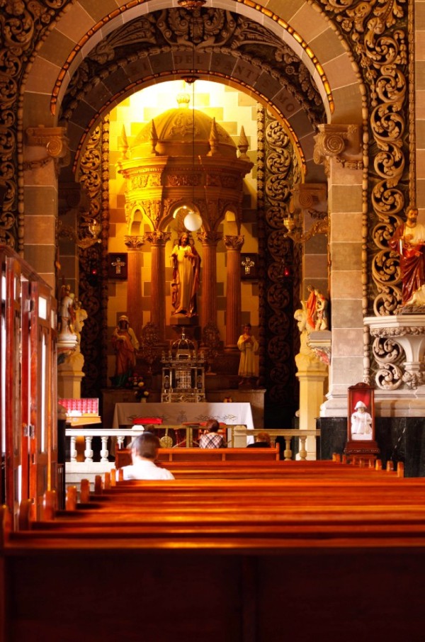 Inside El Catedral de Mazatlan