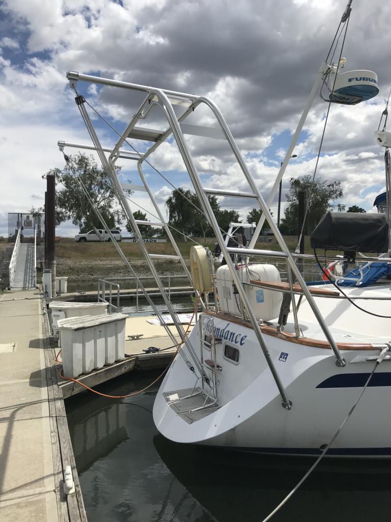 Arch for Dinghy Davits