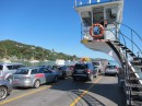 We take the car ferry to Russell for my birthday