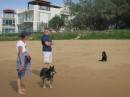 A trip to the beach with Lochie and Jilly and home owner Susan