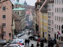 old city streets.  This is the view from the Castle of the walled old town Nuremberg