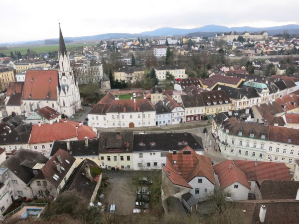 view from Melk Abbey 