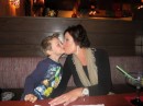 Mom and Parker have a kiss