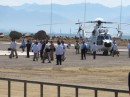 President Calderon arrives