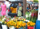 We go to the marina in Santa Rosalia.  It is the beginning of The Day of The Dead.  Mums are taken to the cemetary 