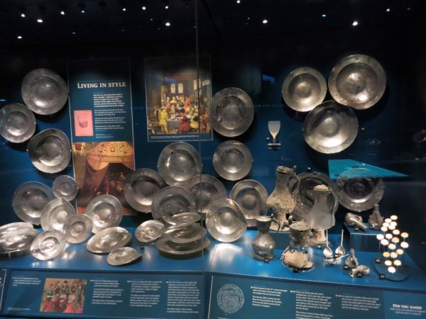 Cookware and plate from the Mary Rose