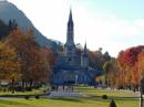 The basilica in Lourdes