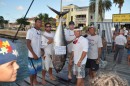 This yellow fin tuna was caught in a fishing derby