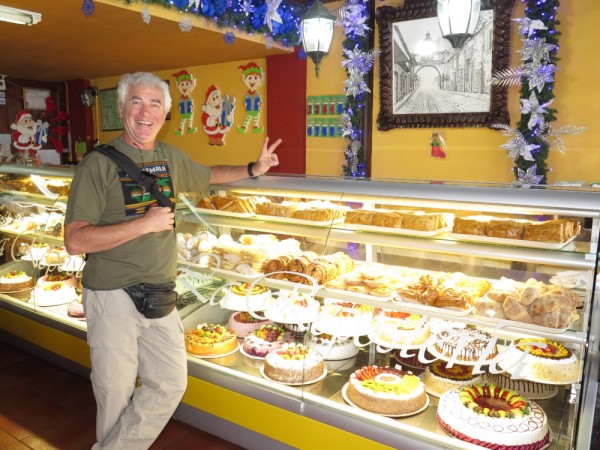 Paradise for Jim. Cakes and more cakes.
