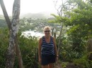 Ness, top of Marigot Bay hike, St Lucia