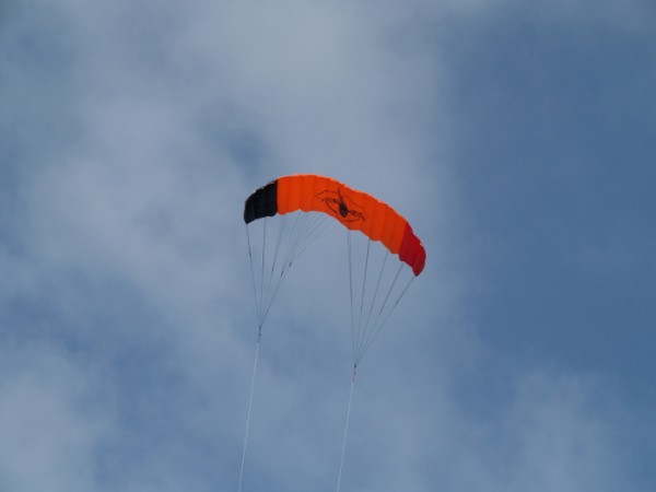 Erika flying Kite