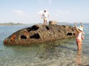 100 yr old Submarine/Diving bell washed up on Isla del Toros