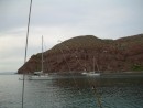 Caleta Partida 025: Anchorage, with S/V Timeless in the foreground