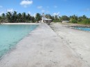 Village at Kauehi atoll, Tuamotu Archipelago
