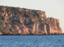 Rocky cliff, Isla Espiritu Santo.