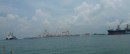 Port development on reclaimed land. SW Singapore. 9-11-13