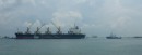 Barge loading off Singapore. 9-11-13