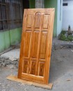 This magnificent rosewood and mahogany door was produced in the shop in the next photo. Alor. 6/9/13
