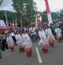 Welcoming traditional dance. Ambon. 23-8-13