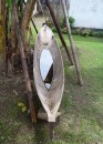 Bandanese canoe carved from a single log. 21-8-13