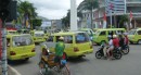 Just one Ambon City intersection. This is just mid afternoon traffic. It works because no one ever stops. They just keep moving and everyone squeezes in. 2/9/13