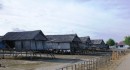 The village of Nangamese, Riung. These houses are built on the tidal flat and can only be accessed at low tide. The villagers return to their homes as the water rises and stay there 