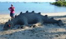 Sand sculpture on Airlie Beach. 18-8-12