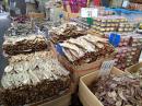 Variety of Dried Fish at Bangkok Market