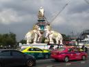 Traffic Circle Near Royal Palace: On the way to Wat Pho