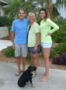 Our host at Marco Island - The Buch family and Rita the dog  at Thanksgiving