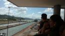 Panama Canal: Watching a container ship enter the lock