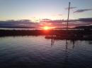 Sunset: boat shot