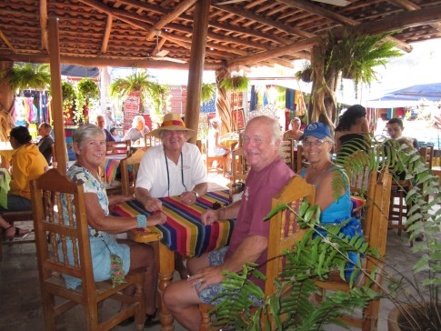 Breakfast with Roger & Di in La Manzanilla.