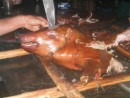 Pig roast in Marquesas